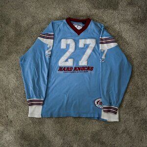 Limited Series Vintage 1998 SOHK School of Hard Knocks Jersey #27 Light Blue Red